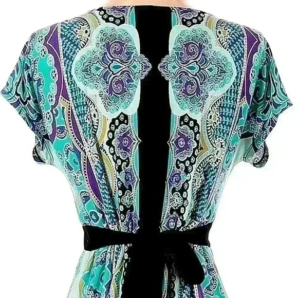 NY Collection Petite Women’s Bright Bold Sundress PS - Picture 6 of 10